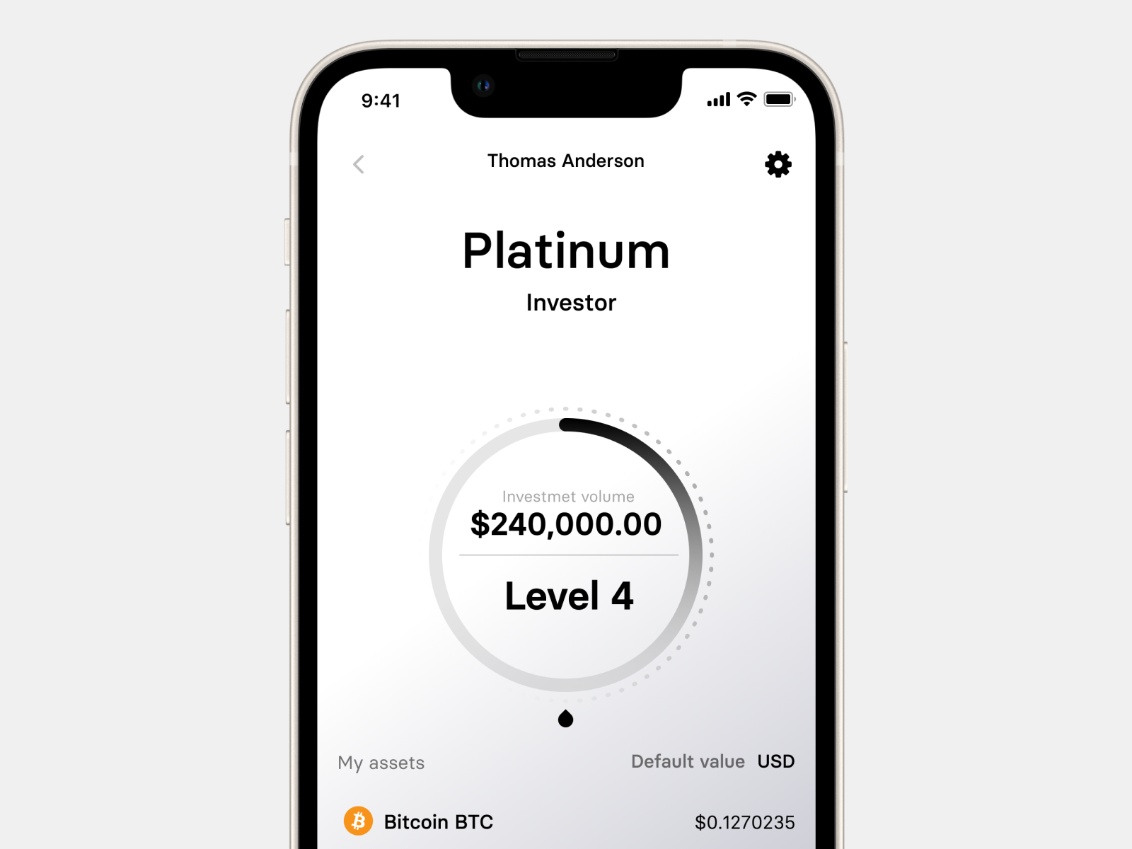 Investment app - iOS UI UX [Concept] app invest ios ios app ui user interface