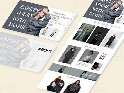 Fashion Website Homepage UI branding design designers website fashion fashion designers fashion homepage fashion marketplace fashion website travel website ui user interface website web design web ui