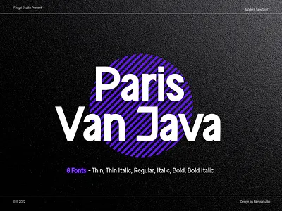 Paris Van Java - Sans Serif Font Family advertisements brand brandcorporate brandidentity branding corporate design font graphic design invitation label logo sans sansserif serif tittle typeface typography ui vector