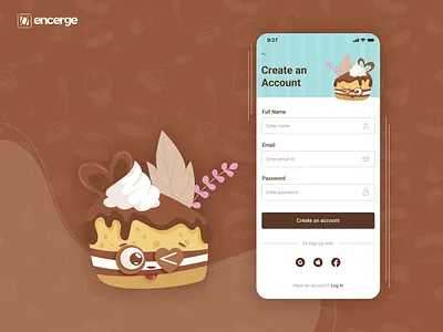 Signup UI create account dailychallenge dailyui dailyui001 dailyuichallenge mobile signup signup signupui
