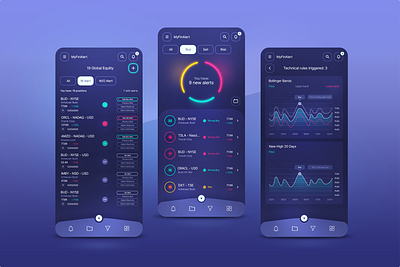 Crypto APP UI Design. amblem app design app ui badges bitcoin crypto cryptocurrency design flat icon illustration illustrator ios mask phone icon photoshop screen shield ui userinterface