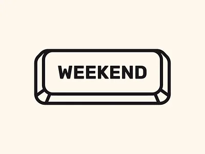 WEEKEND! 3d animation design graphic design illustration kinetic typography logo motion design motion graphics typography