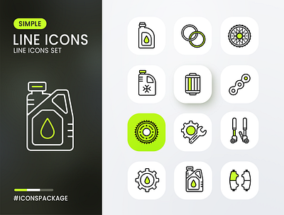 Line Icons Design. creative design flat icon illustration illustrator ios ios icon iphone iphone icon line photoshop simple vector art vector icons web web icons