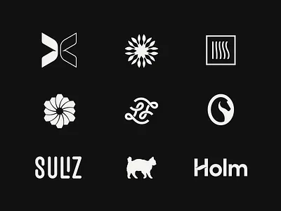 Logofolio Vol 2. abstract badge behance black brand branding bw collection icon identity letter logo logofolio logotype luxury mark minimal modern simple symbol
