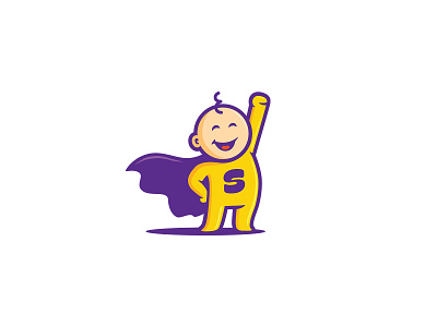Super Kid baby cape child children happy kid super superhero