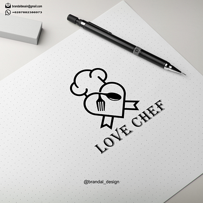 logo love cheff branding cheff design graphic design logo love motion graphics typography