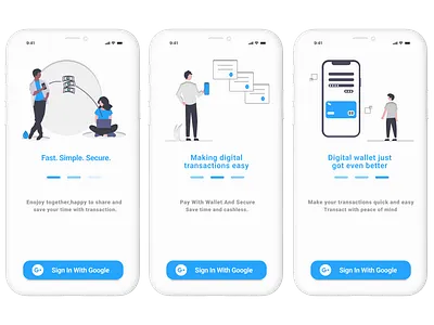 Onboarding Screen For Online payment App UI branding graphic design illustration motion graphics onboarding ui