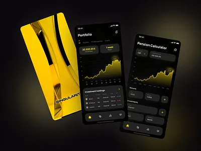 Wealth Management App app app design banking creative design figma fintech fintech design graphic design interface investment app ios mobile mobile banking platform software company ui uiux ux wallet