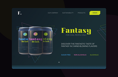 Daily UI 003 - Landing Page ui