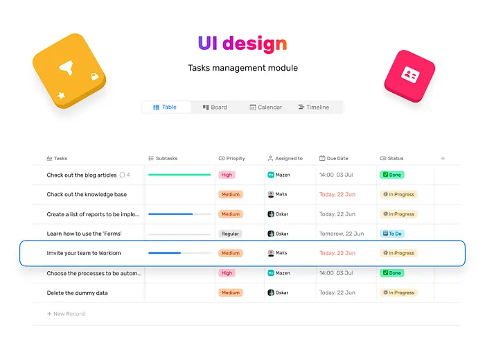 Timeline UI designs, themes, templates and downloadable graphic ...