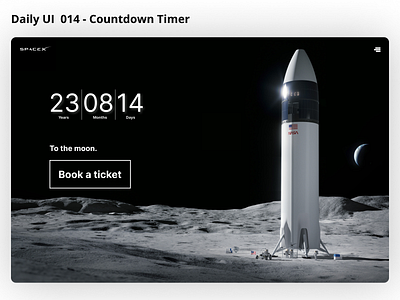 Daily UI 014 - Countdown Timer 😎 branding dailyui illustration ui