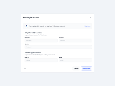 PayPal integration api integration modal paypal tomik
