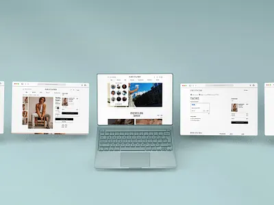 Fashion website - ecommerce fashion wesbite minimal design responsive design ui website design