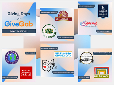 Weekly Giving Days Social Post graphic design illustrator social media