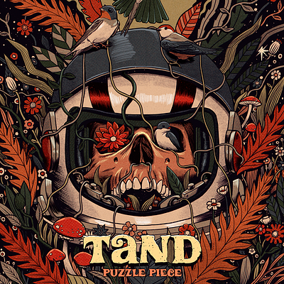 Tand album astronaut autumn bird birds cover album flowers mushroom music nature retro skull spring vintage