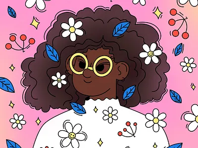 DTIYS 2d adobe illustrator artwork cartoon chara commercial illustration commercial illustrator digital illustration flat design flat illustration flowers girl illustration illustration vector vector art vector illustration вектор векторная графика иллюстратор иллюстрация