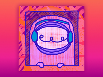 Headphone Character character illustration kids nft