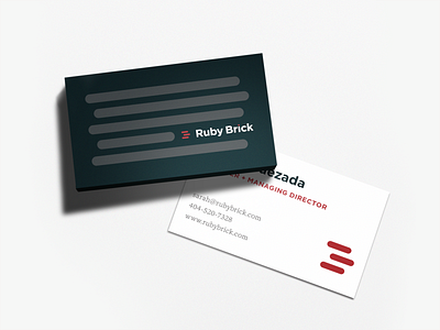 Ruby Brick: brand package atlanta brand guide brand identity brand package branding branding design bricks business cards content creators copy editing digital content digital design female female led logo logo design logo mark modern design print design woman owned