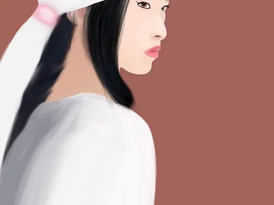 A Woman artbyrrl gif gifs graphic design illustration lineart procreate reutrachellevi woman womaninart women womeninart