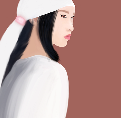 A Woman artbyrrl gif gifs graphic design illustration lineart procreate reutrachellevi woman womaninart women womeninart