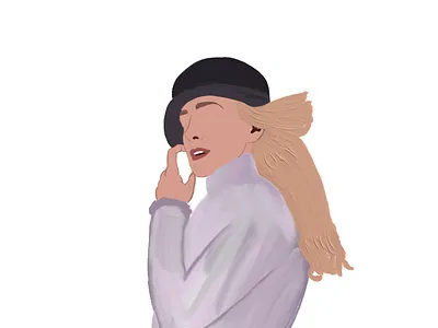 A Woman Just Like That artbyrrl gif graphic design illustration justlikethat paint reutrachellevi woman painting