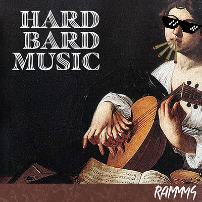 Hard Bard Music - Single Cover album bard cover dnd dungeons and dragons music