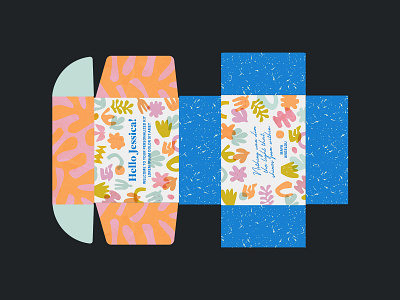 Period Kit for Young Girls Packaging branding cheeky colorful design geometric girls gritty packaging period shapes texture
