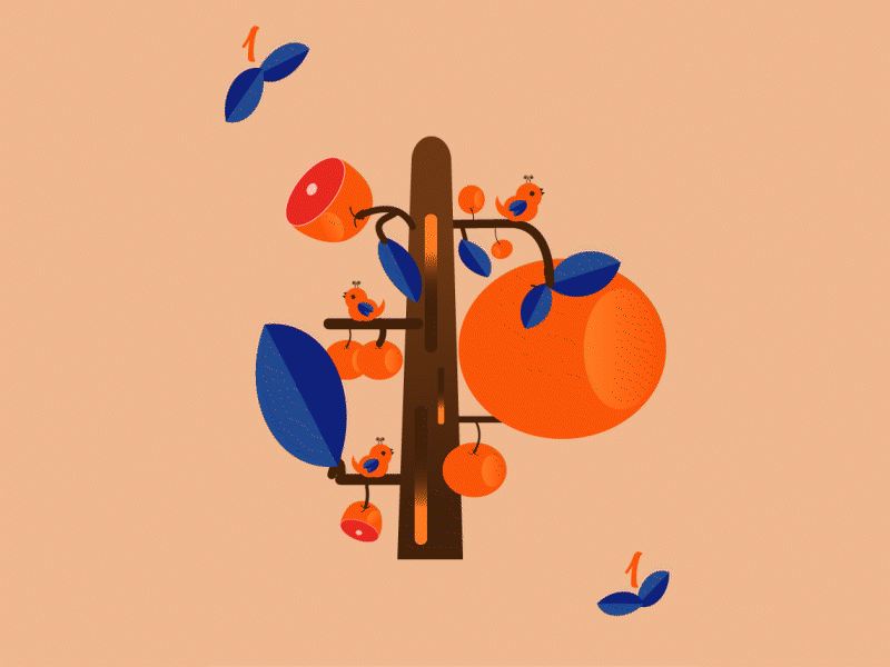 Fruit playing cards. 2d animation 2danimation @animation adobe illustrator aftereffects animated gif animation design fag fruit graphic design illustration kiwi motion orange pitaya pomegranate tree vector vector art