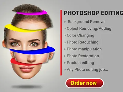 Any type of Photoshop work background removal graphic design photo editing photo manipulation