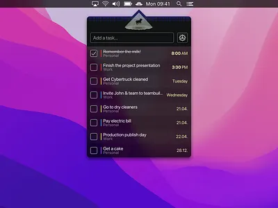 Remember the Milk app concept illustration mac rtm sketch ui