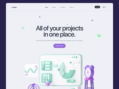 Saas website 3d website saas saasdesign site ui ui design ux web design website website saas