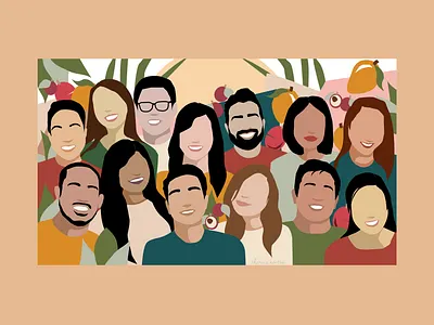 AAPI Newsletter Illustration aapi design illustration