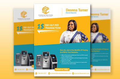 ATM Business Promotion Flyer Design | Nasir Ahmed NuNabi atm business flyer atm marketing flyer atm offer flyer flyer design marketing flyer promotion flyer promotional flyer