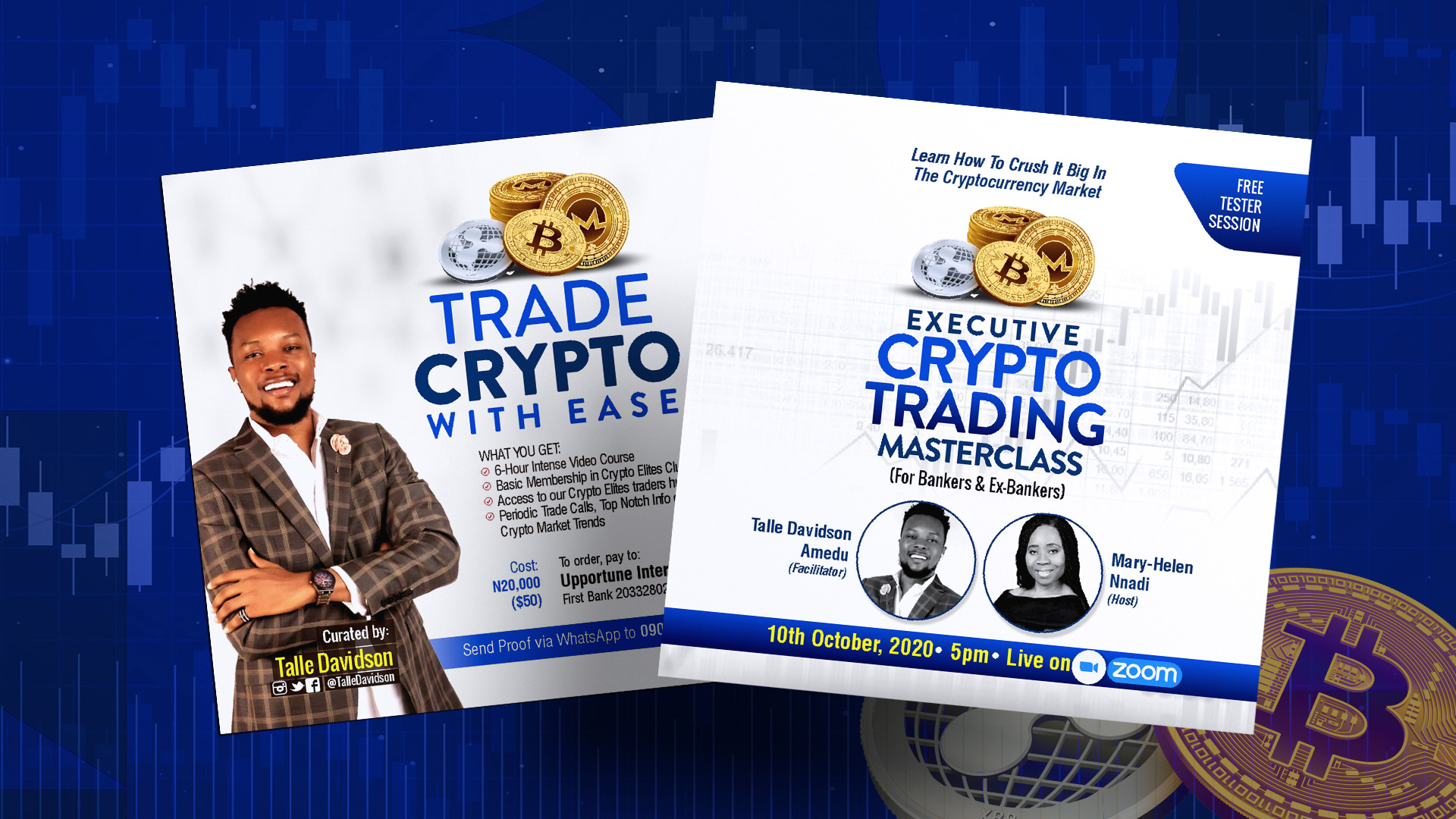 Crypto Trading Masterclass Flyer by Dayo Samuel on Dribbble
