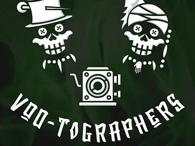 Voo-Doo Photographers brand branding halloween hex hexes logo photographers photography spell team voodoo vootographers wedding witchcraft