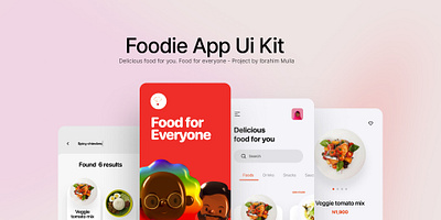 Food Delivery App Ui Kit branding figma graphic design logo ui