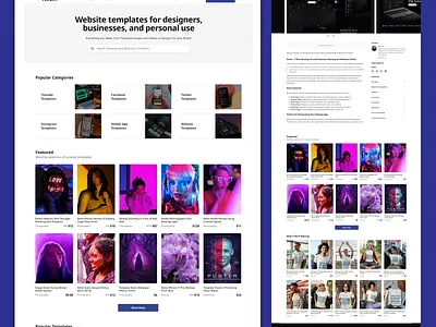 Hiverr Blogger Template Agency Digital blogger bloggertemplate css design html illustration javascript responsive template ui website