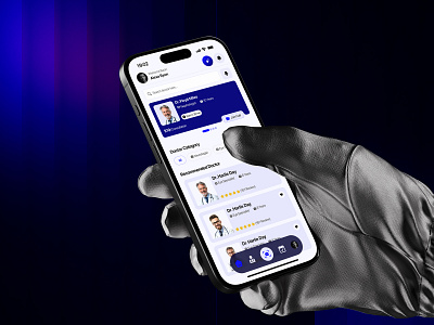Healithic | AI Powered Doctor Booking App UI Design ai ai application app design doctor appointment app ui doctor booking app healthcare app mobile app ui design product design ui ui design uiux ux