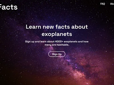 DailyUi 3 Landing Page dailyui