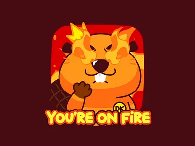 DK Beaver - Telegram Animated Stickers animation beaver illustration motion graphics sticker