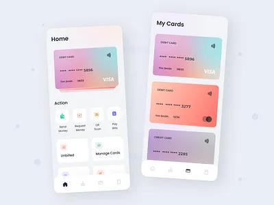 Finance App 3d animation app design banking app concept design education app graphic design motion graphics ui ui design uiux