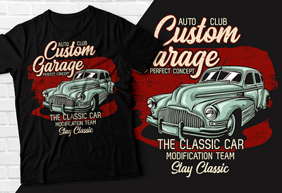 Classic car t-shirt best selling t shirt car tshirt classic car t shirt classic tshirt graphic design illustration motion graphics old car tshirt typography vintage t shirt