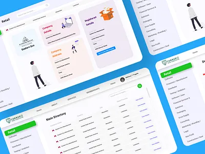 CBD/ Cannabis Business Web Application Dashboard Design business web application cannabis website cbd design hemp illustration landing page ui ui ux uiux web app design web dashboard