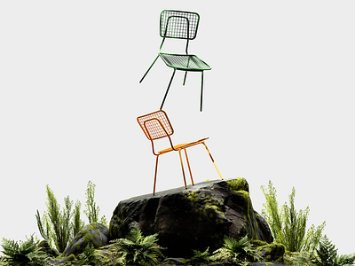 Opla Outdoor Chair - 3D Project 3d 3d render c4d chair cinema4d design graphic design opla render