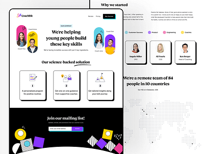 Coachbit courses training management design coachbit community courses design landing page landingpage learn management organization page product saas skills startup training ui webflow webflow design webpage website