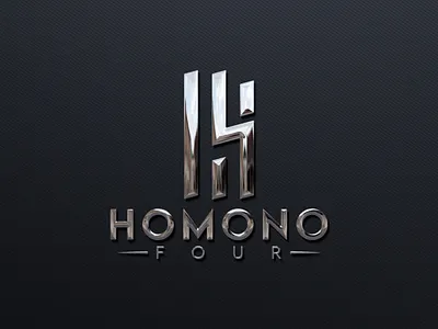 Logo HF 3d branding business company design fashion graphic design icon illustration lenovoestilo logo logotype new logo realestate renovo estilo style typography vector