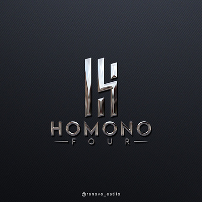 Logo HF 3d branding business company design fashion graphic design icon illustration lenovoestilo logo logotype new logo realestate renovo estilo style typography vector