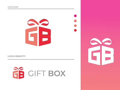 Gift Box Logo Design branding crative logo design flat icon illustration illustrator logo logo design logoconcept logocreation logodesigner logoideas logomaker logos logoshift logotipos vector