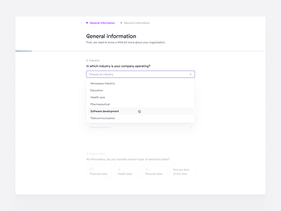 Onboarding component design flow form form field input interface multi step form onboarding select step form ui