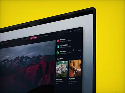 🇺🇦 Luminar Neo Concept. Color change. adaptive concept design editor figma future illustration inclusive interface logo mac macos osx photos ui ukraine ux vector video